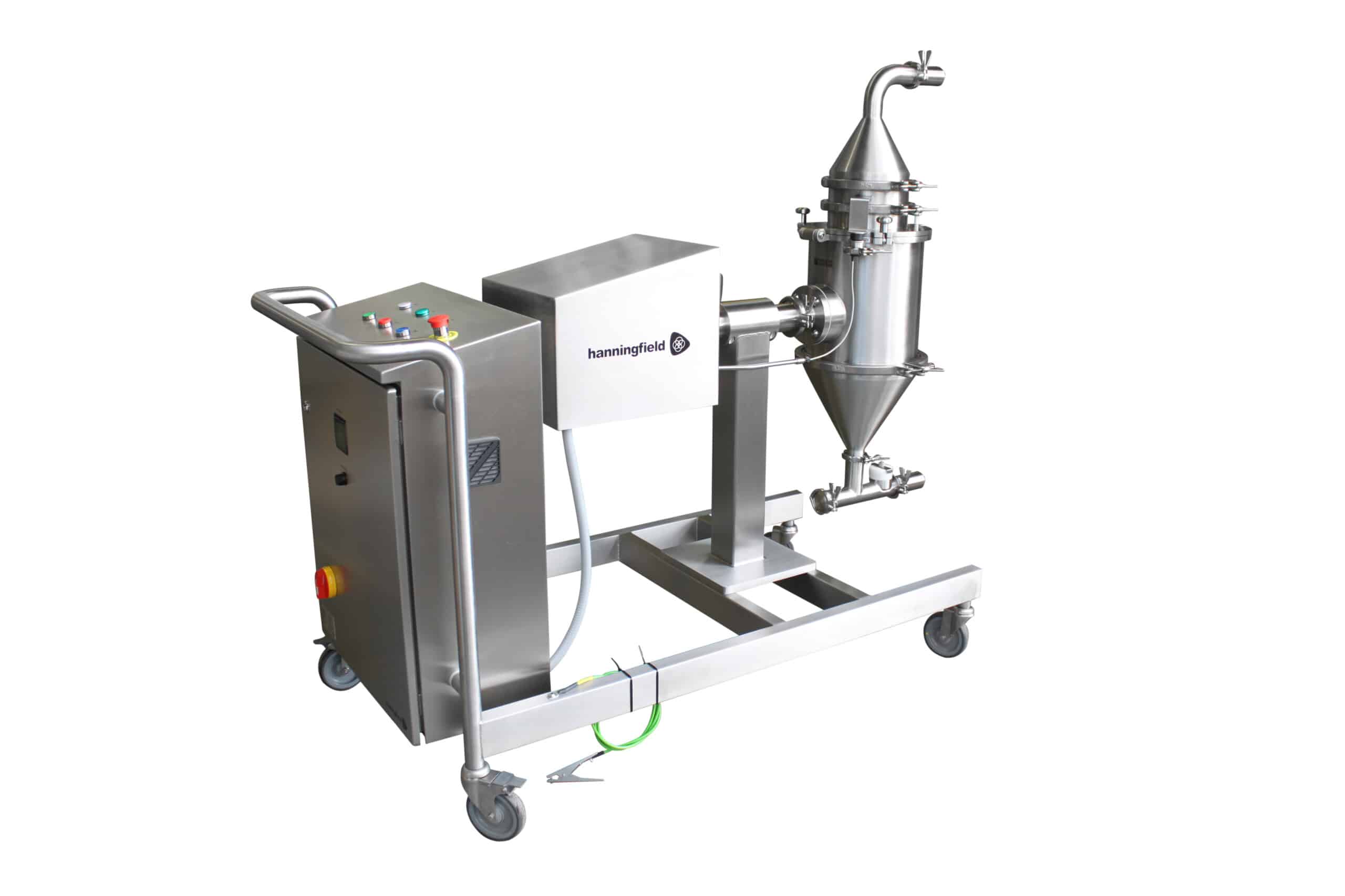 excipient powder screening with the Hanningfield centrifugal sifter