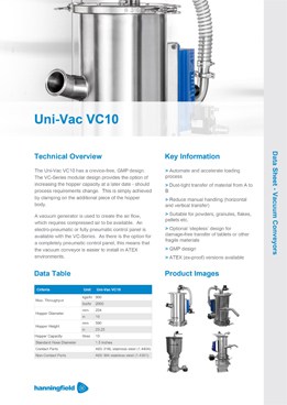 Uni-Vac VC-Series VC10 - Hanningfield